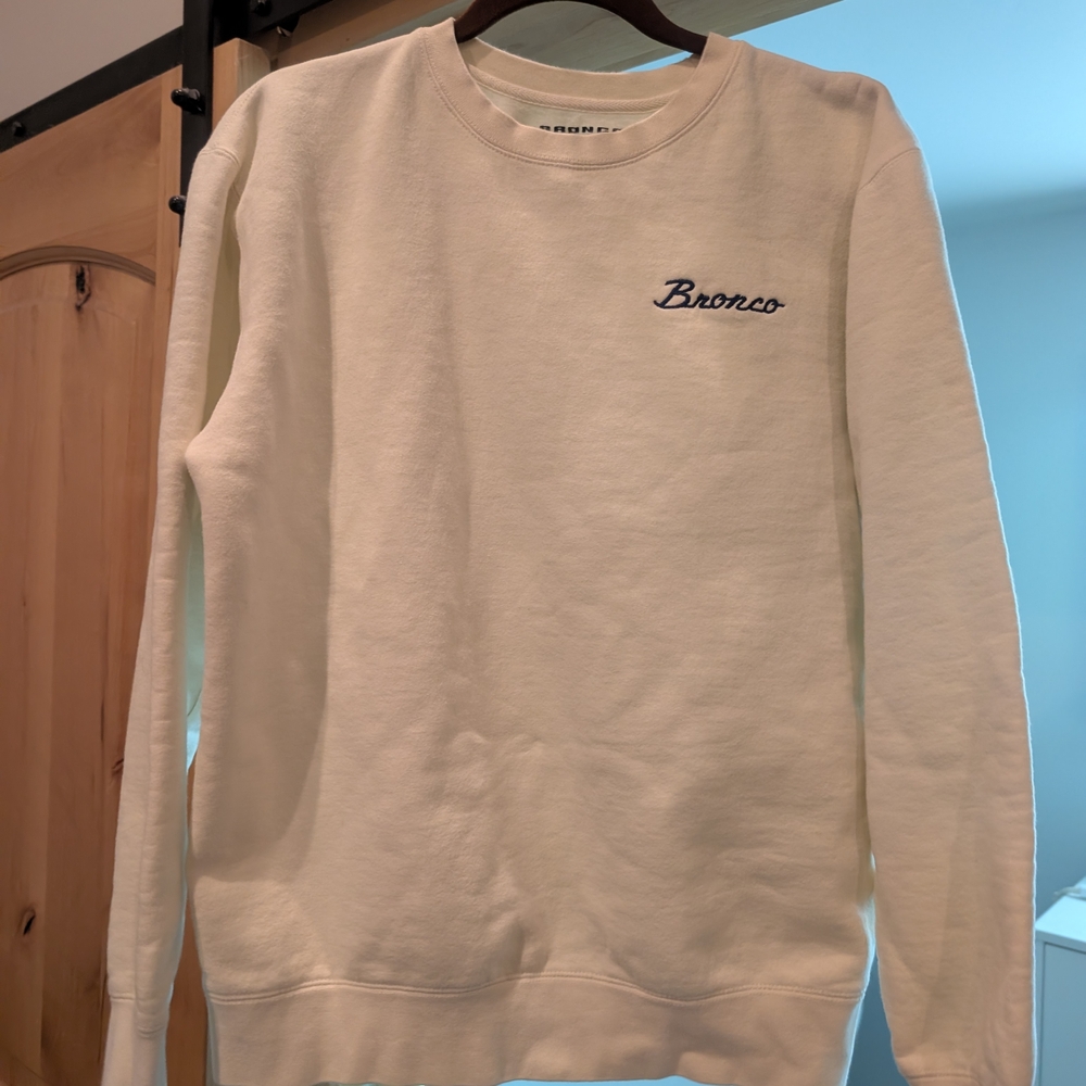 Ford Bronco Cream Crewneck Sweatshirt